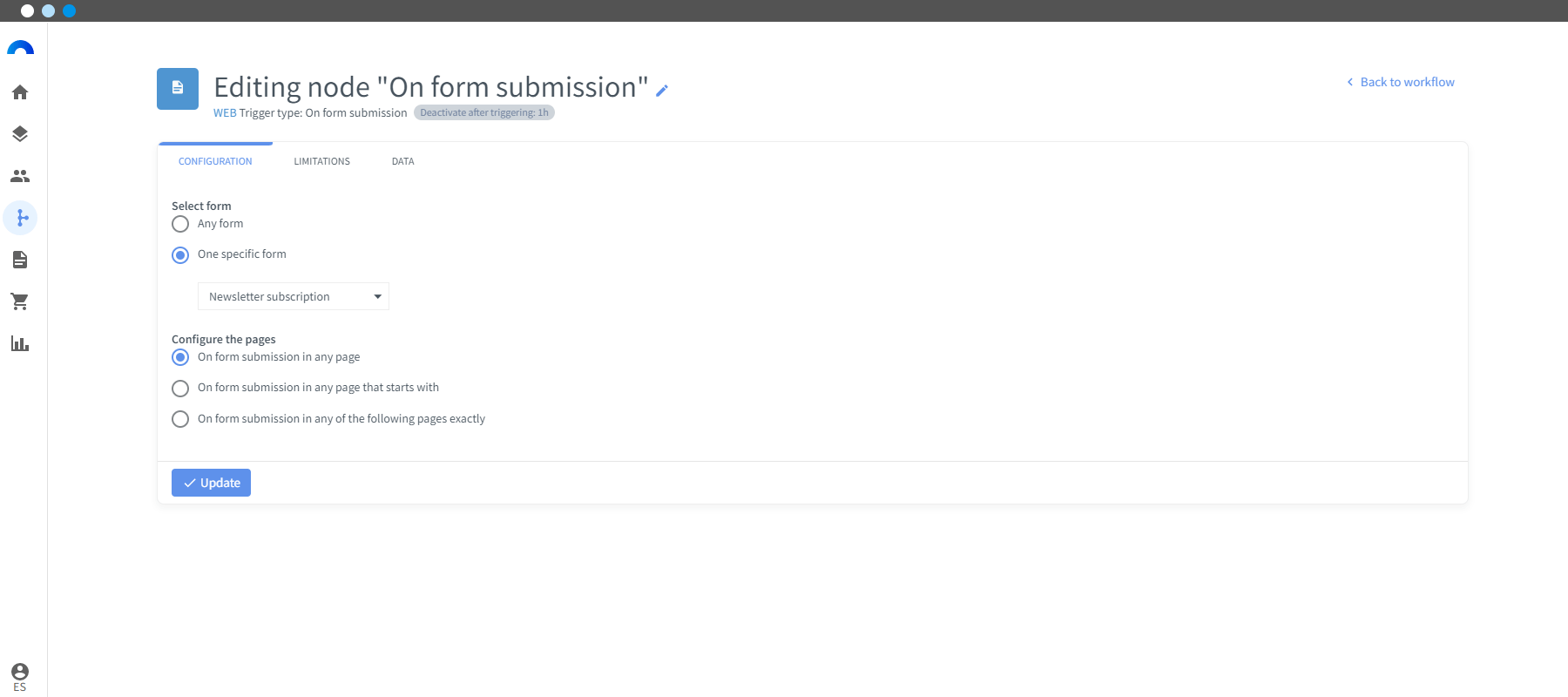 Bienvenida tras enviar un formulario integrado al enviar formulario-min.png