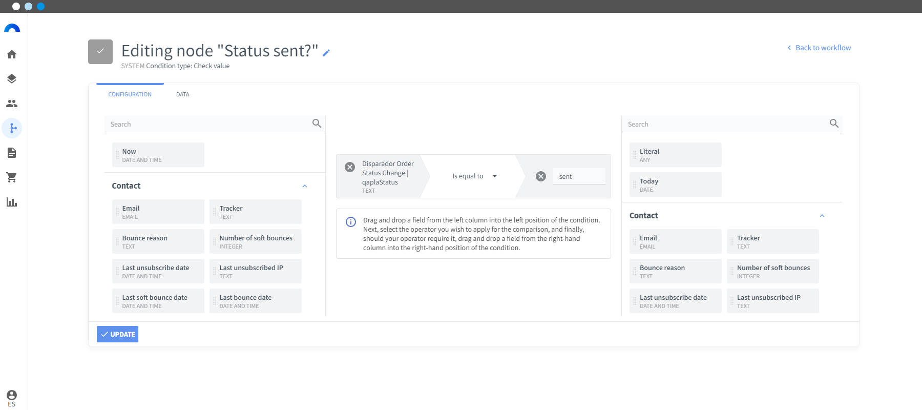 Qapla - eMail Status primer comprobar valor-min.png