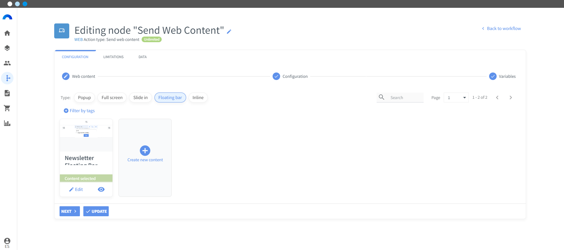 Iscrizione alla newsletter primo inviare contenuto web-min.png
