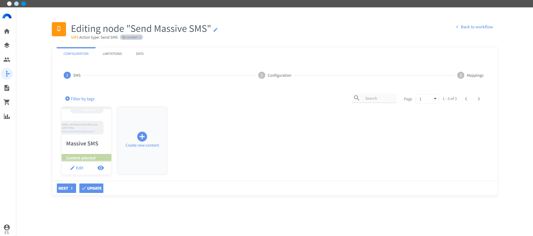 Campaña masiva de SMS enviar sms.png