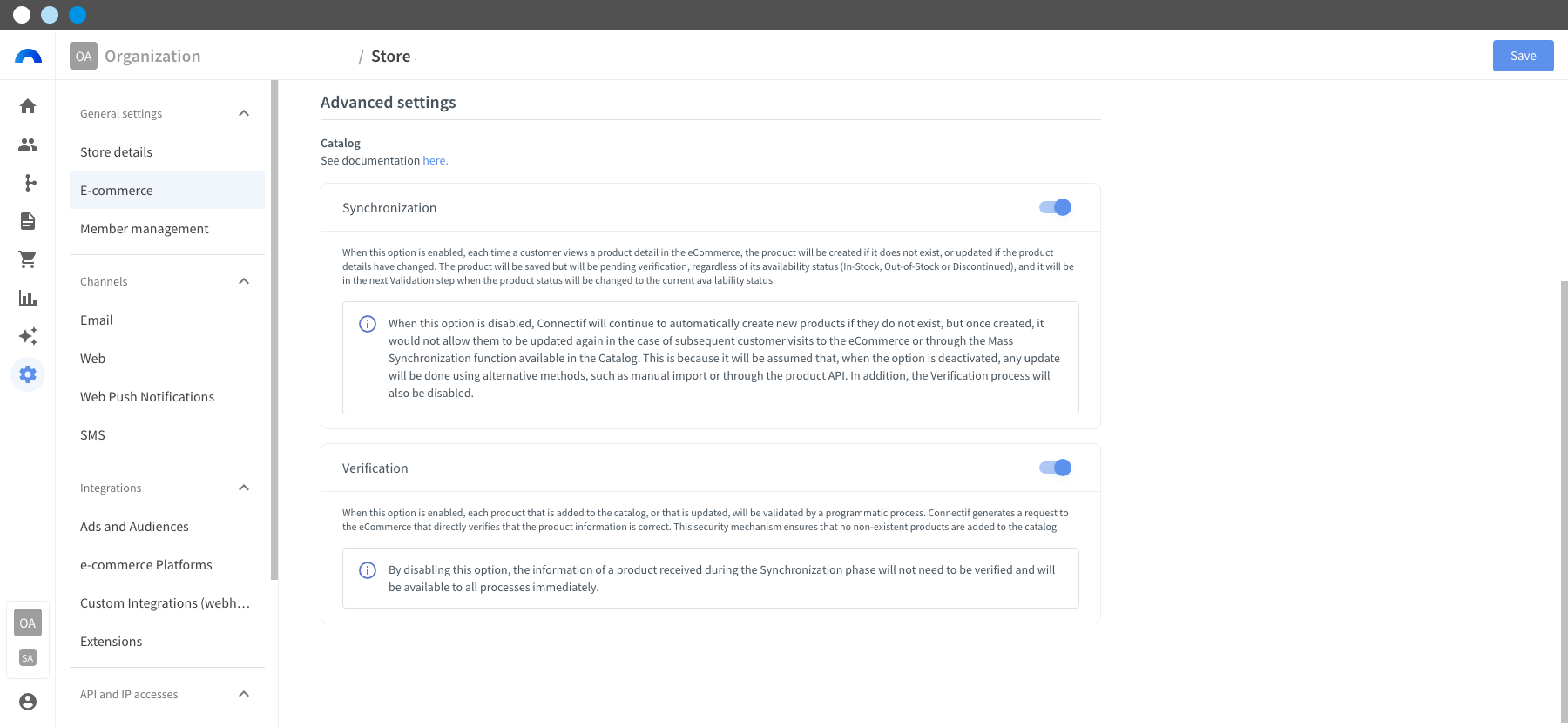 Verifica della configurazione dell'integrazione dell'eCommerce in Connectif - 2-min.png