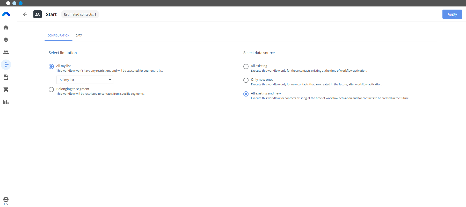 Newsletter subscription with double opt-in inicio.png