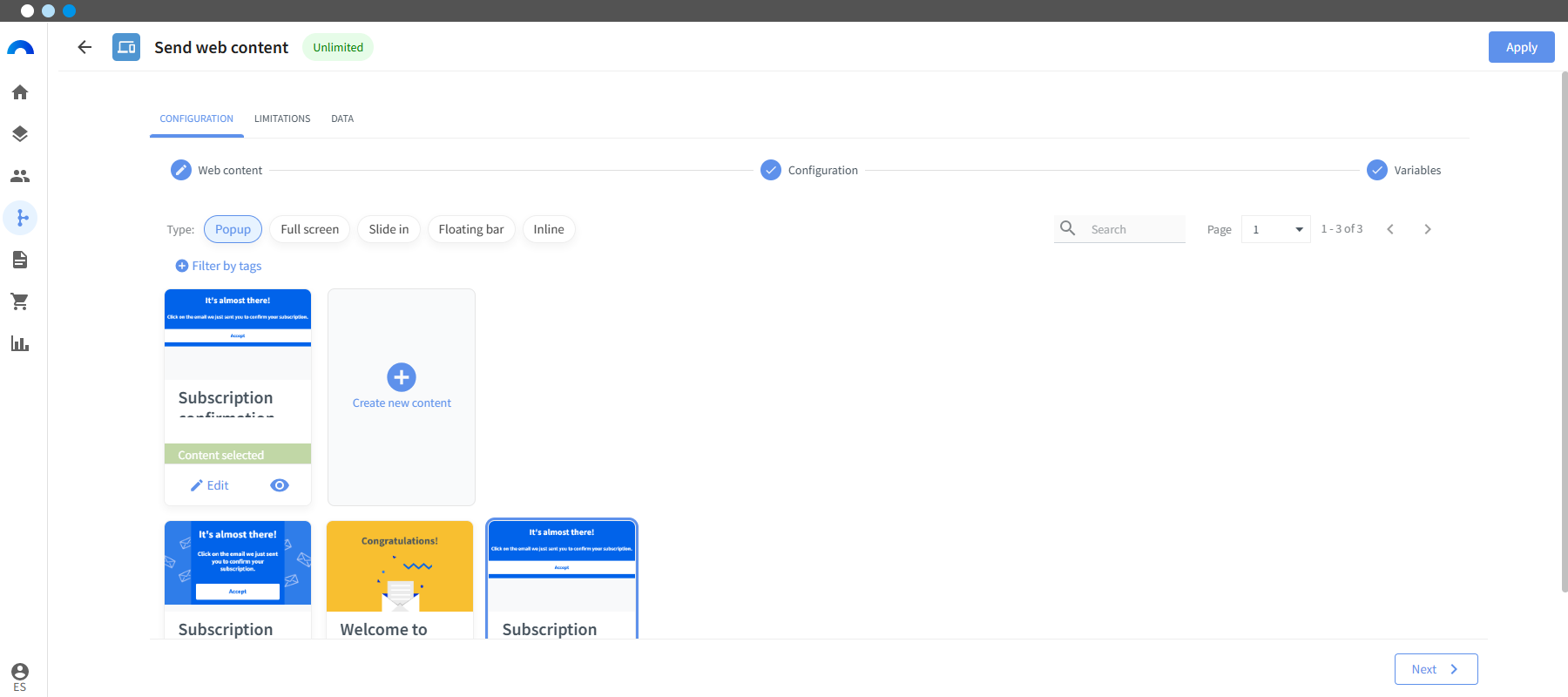 Newsletter subscription with double opt-in tercer enviar contenido web.png