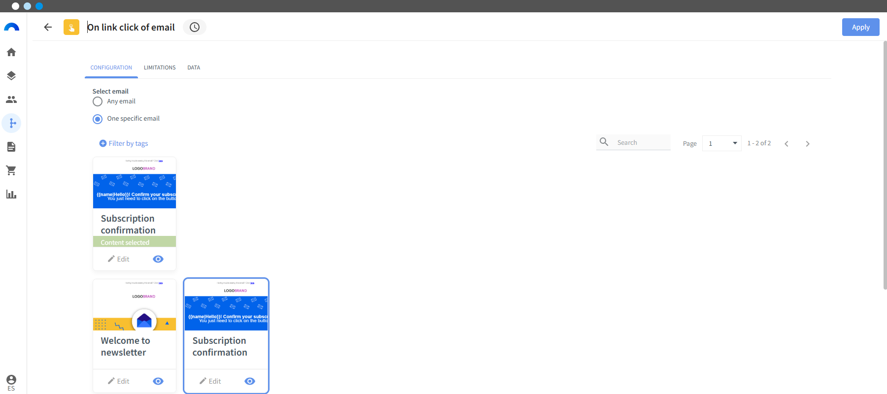 Newsletter subscription with double opt-in al hacer clic.png