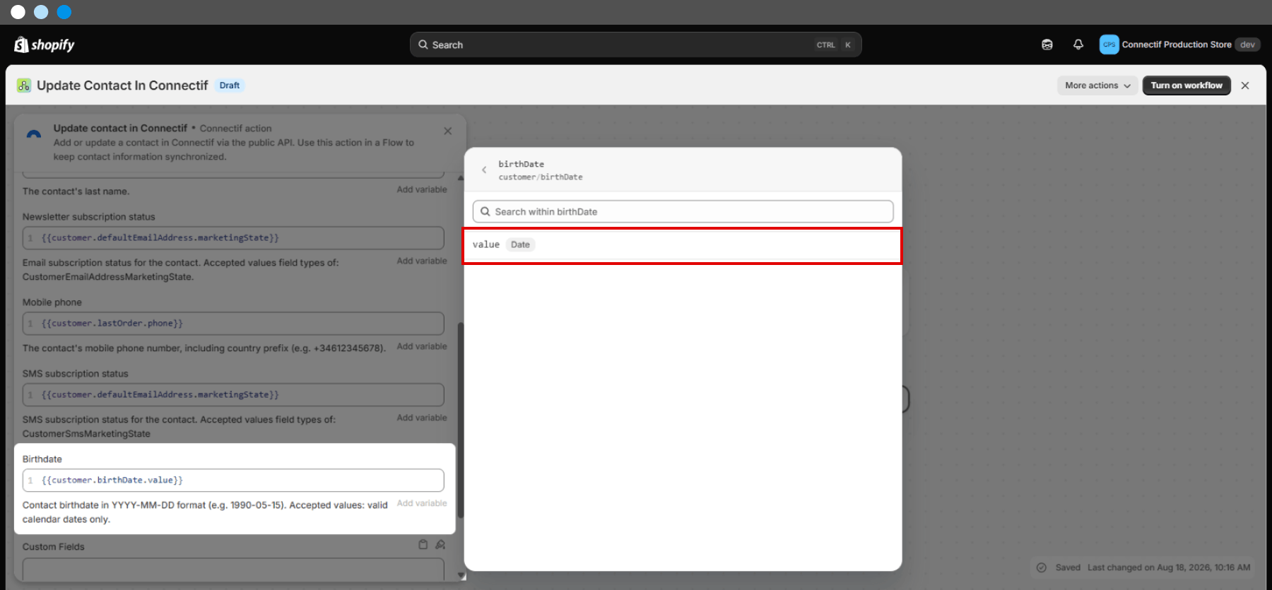 Actualizar contactos de Connectif desde Shopify Flow - 15.png