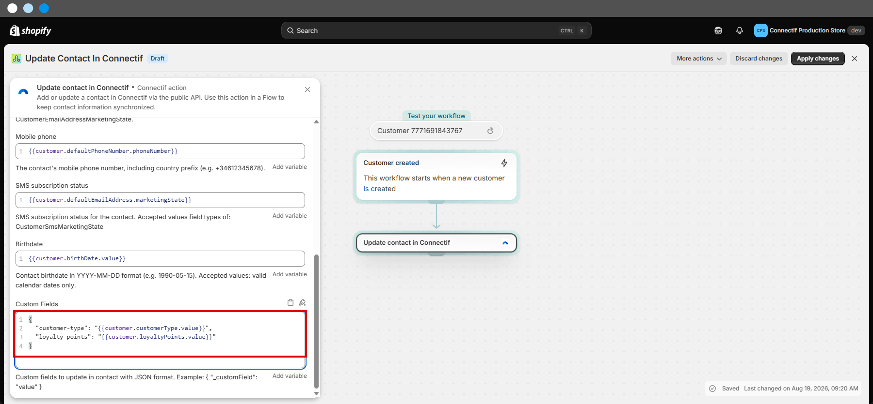 Actualizar contactos de Connectif desde Shopify Flow - 20.png