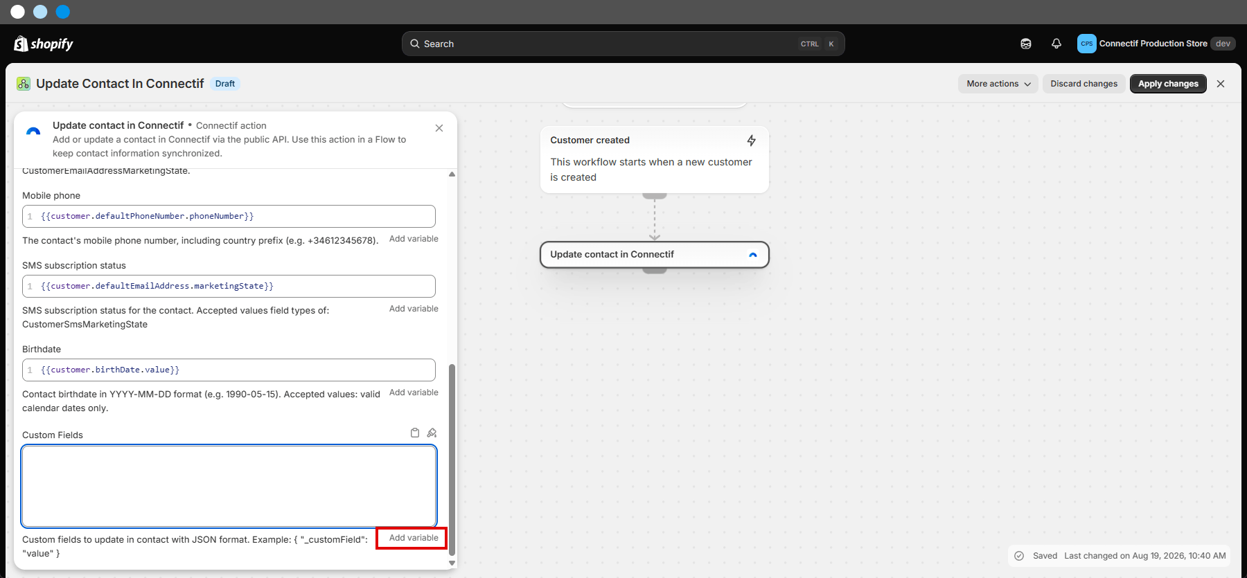 Actualizar contactos de Connectif desde Shopify Flow - 17.png