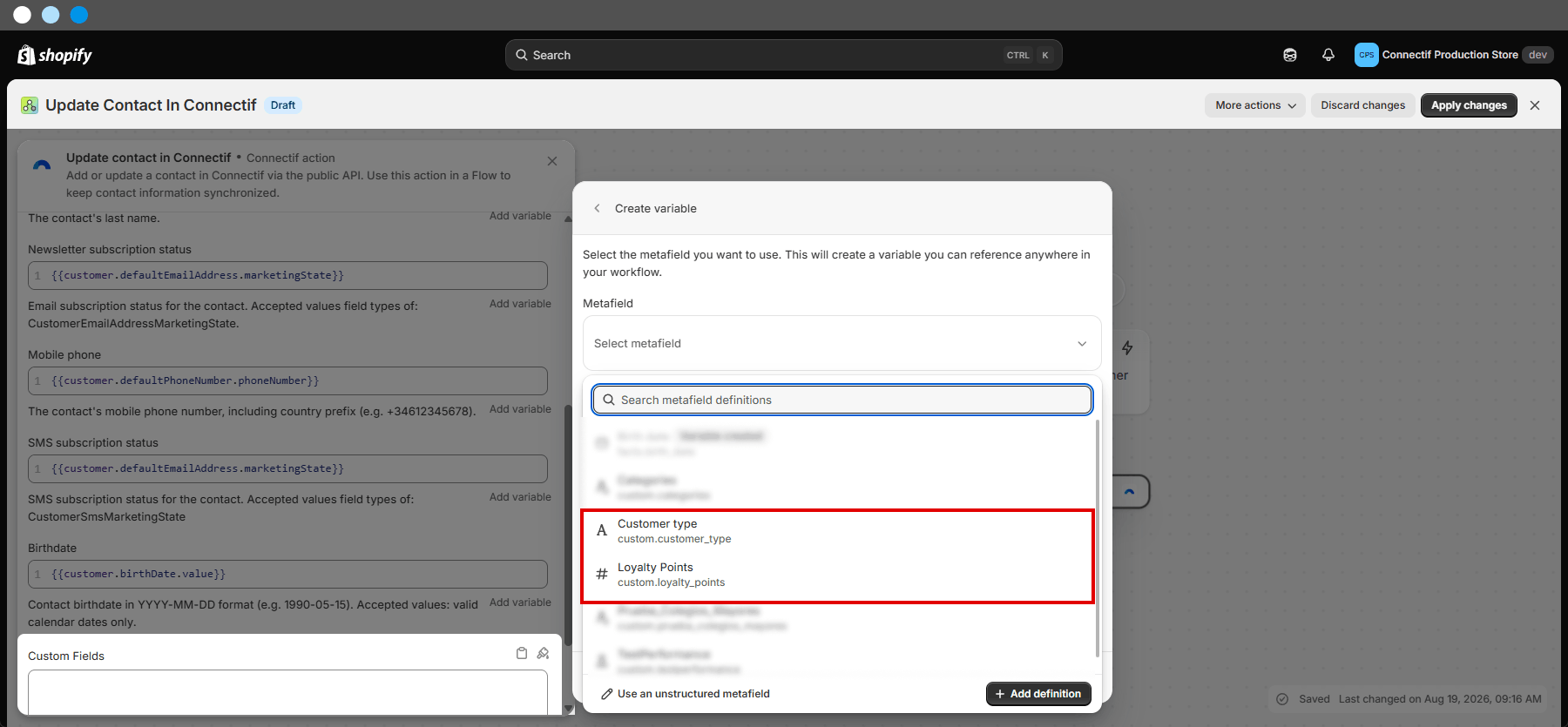 Actualizar contactos de Connectif desde Shopify Flow - 19.png