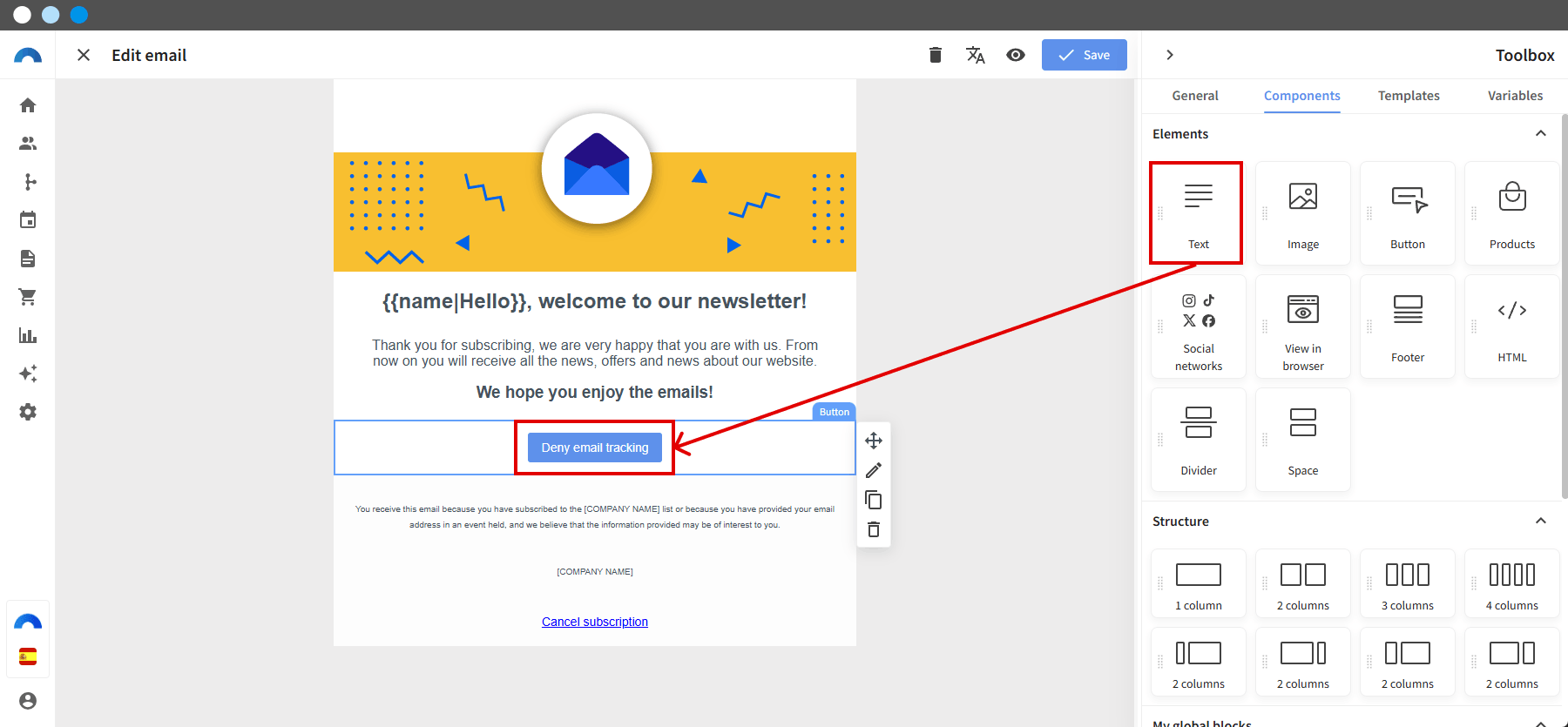 Añadir enlaces de consentimiento de Email Tracking a un email - 21.png
