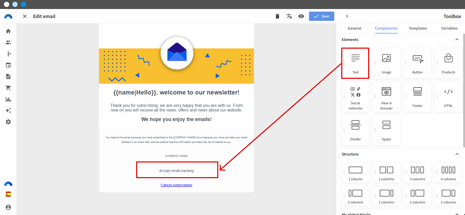 Añadir enlaces de consentimiento de Email Tracking a un email - 7.png