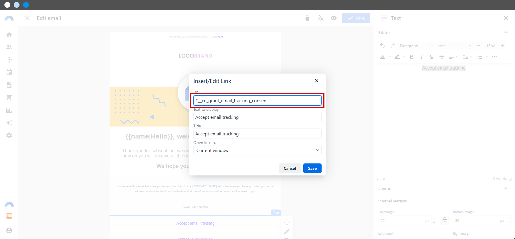 Añadir enlaces de consentimiento de Email Tracking a un email - 9.png
