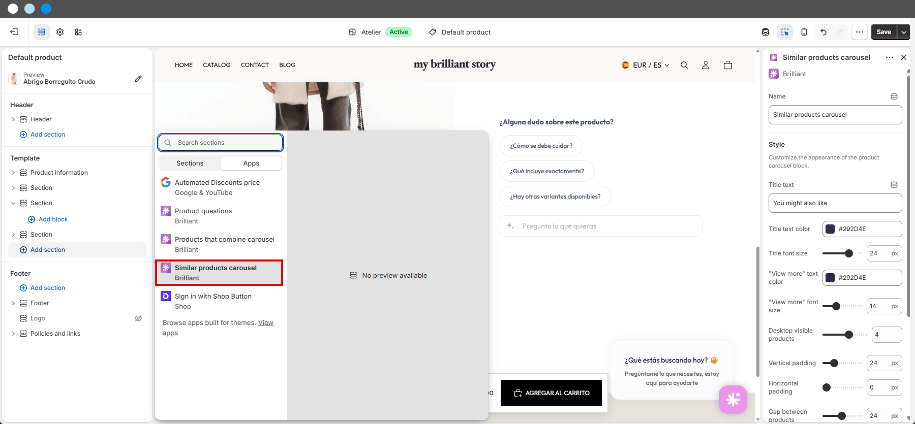 Añadir carrusel de productos similares de Brilliant - 5.png