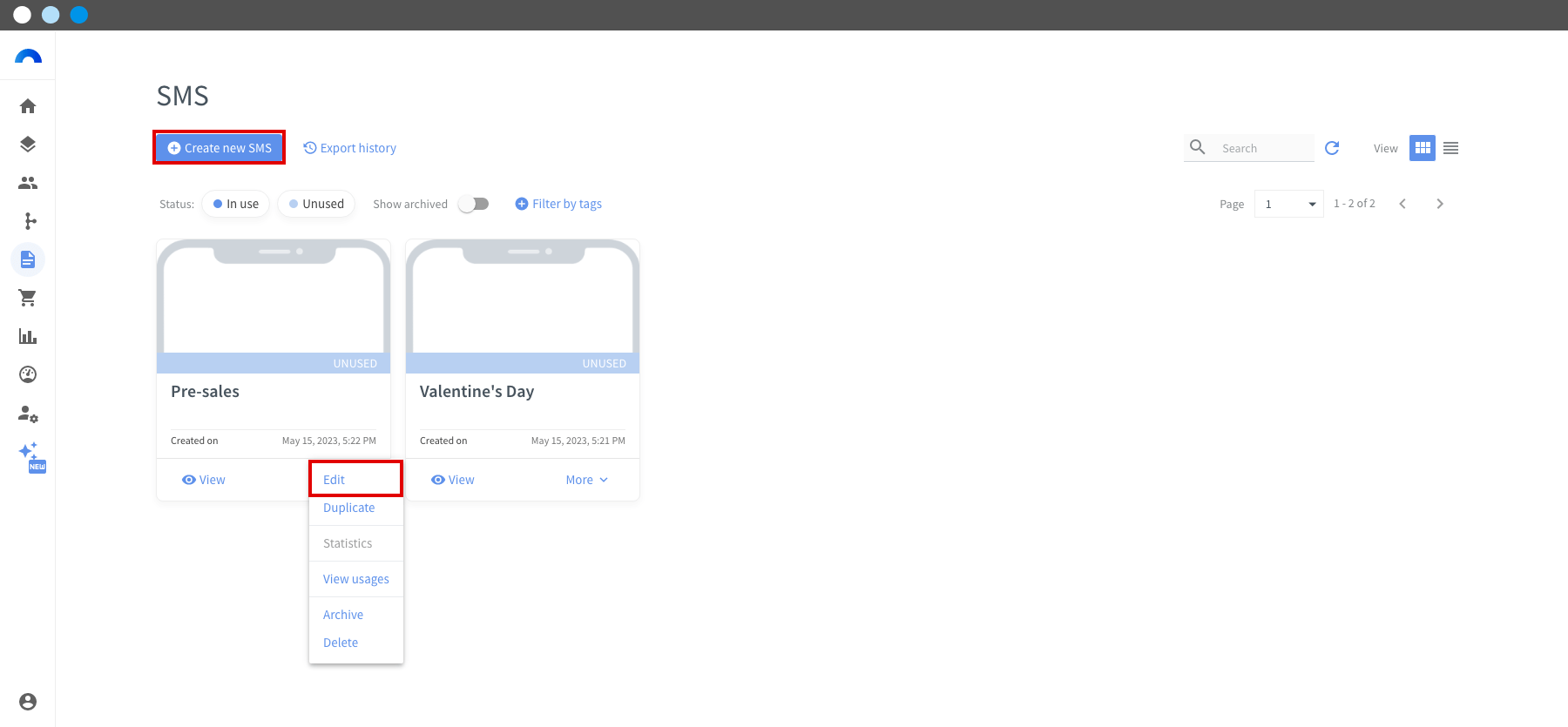 SMS Editor Help Center